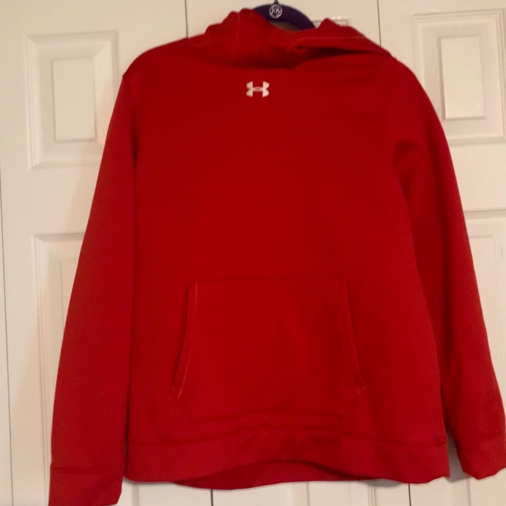 red under armor hoodie